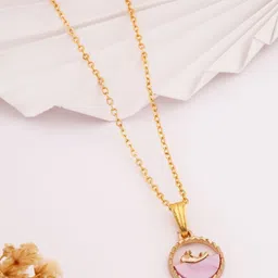 SZN Set Of 2 Gold-Plated Artificial Beaded Enamelled Chains image 3