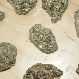 reiki crystal products Pyrite Cluster 400 gm Regular Asymmetrical Crystal Stone image 3