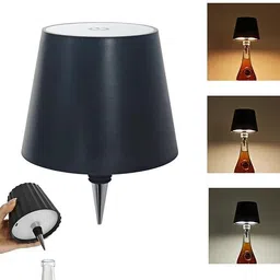 meludi Bottle Lamp, LED Wireless Wine Bottle Lamp Shade Table Lamp-picture-17