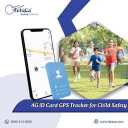 fetaca ChildSafe Companion: The 4G ID Card Tracker - Your Trusted Solution GPS Device image 4