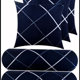 jayog enterprise Microfibre Bolster Pack of 5 Geometric 3 CUSHION 2 BOLSTER-picture-19