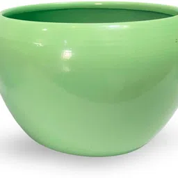 sidra gallery Glossy Light Green Ceramic Planter Pot for Indoor Plants Plant Container Set-picture-18