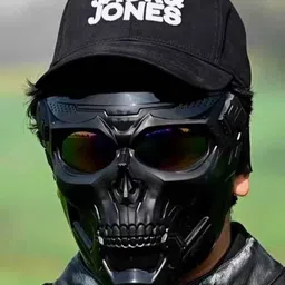 way2gmart Motorcycle Goggle Mask Fun Face Mask Full Face Mask BIke Windproof Goggles Mask Decorative Mask image 2