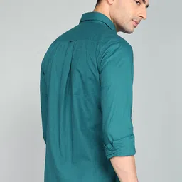 u.s. polo assn. Men Tailored Fit Solid Cut Away Collar Casual Shirt image 4