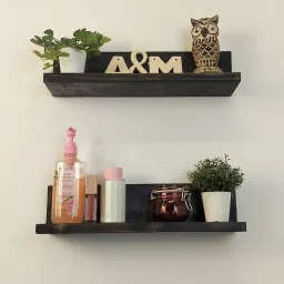 symplify Casper Wooden Wall Shelf Organiser image 5