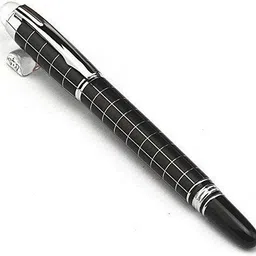 lanxivi Baoer 79 Starwalker Cross Line Fountain Pen Silver Trim Checked Fountain Pen-picture-20