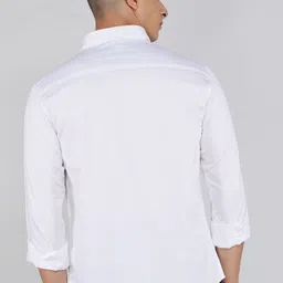 spykar Men Regular Fit Solid Casual Shirt image 4