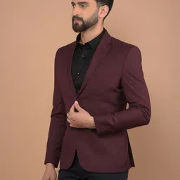 canary london Men Checkered Single Breasted Casual Blazer image 3