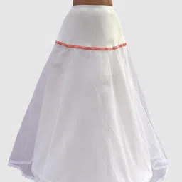 peej Women Solid Flared White Skirt image 1