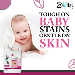 diolty Baby Laundry,Anti-Bacterial washing for Clothes Lily Liquid Detergent image 2