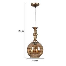 decorativeray Gaze Antique Gold Iron Hanging Light image 3