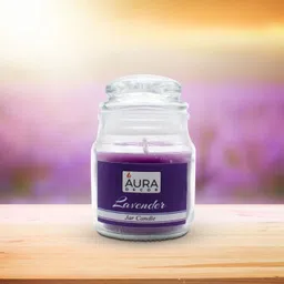 auradecor Set of 3 Cookie Highly Fragrance Jar Candle ( Jasmine, Rose & Lavender ) Burning Time 30 to 35 hours Approx. Each Candle image 4