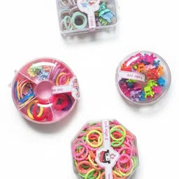 monvessa Hair Accessories Combo Set for Girls – Rubber Bands & Hair Clips | Pack of 4 Box Hair Accessory Set-picture-23