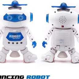 shubhank toys Dancing Robot Toy for Kids | Musical Robot with Lights & 360° Rotating Moves image 3
