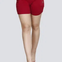 sweekash Solid Women Red Hotpants-picture-10