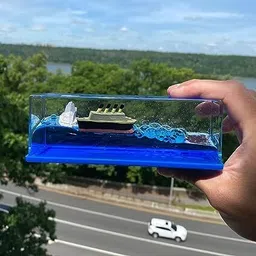 budwill ™Titanic Ship Office Piece Home Show Decor Liquid Cruise Dashboard Decoration Liquid Cruise Decoration, Nautical Show Piece Air Purifier-picture-15