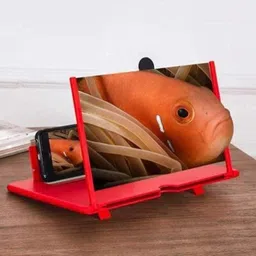 JANGI 9 inch 3 times 3D magnifier glass Fresnel mirror screen enlarger F2268 Screen Expander Phone image 2