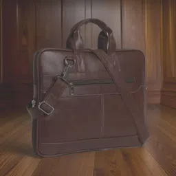 jairaj Men & Women Brown Messenger Bag image 1