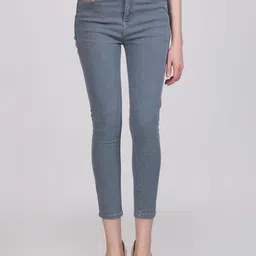 vbeauti Women Skinny Mid Rise Grey Jeans-picture-14