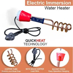 miranj Immersion Water Heater Rod 1500W, Shock Proof, 1-Year Warranty 1500 W 1500 W Shock Proof Immersion Heater Rod image 3