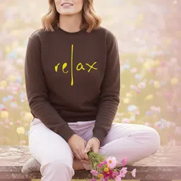 Moda Rapido Women Printed Sweatshirt image 2