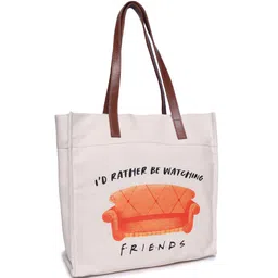 ASTRID Printed Shopper Shoulder Bag with Quilted image 5