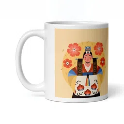 Mr UVD Yellow Cartoon Characters Printed Ceramic Glossy Mug 350 ml-picture-19