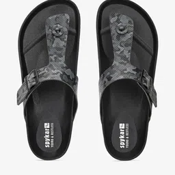 SPYKAR Men Open Toe Buckle Detail Flats image 2