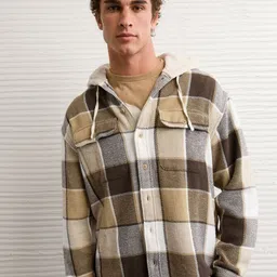 AMERICAN EAGLE OUTFITTERS Men Buffalo Checks Checked Casual Shirt-image-16