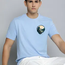 SZN Men Graphic Printed Round Neck Short Sleeves T-shirt-picture-17