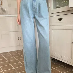Kotty Women Jean Straight Fit High-Rise Stretchable Jeans image 1