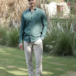 RAHI TRENDZ Spread Collar Regular Fit Shirt image 4