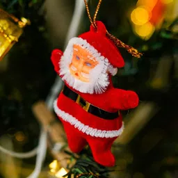 eCraftIndia Red & White 6 Pieces Small Santa Claus image 5