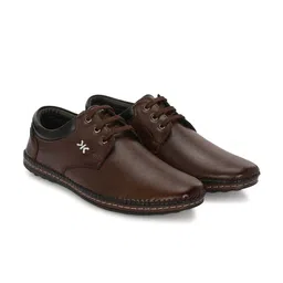 Killer Men Solid Lace-Up Smart Casual Boat Shoes image 4