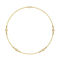 Joyalukkas Textured Disc Harmony Gold Snake Chain image 3