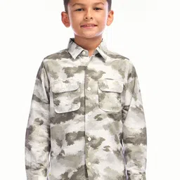 NO MONDAYS Boys Relaxed Opaque Printed Casual Shirt-picture-50