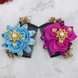 GADINFASHION Women Set of 2 Comb Pin-image-88