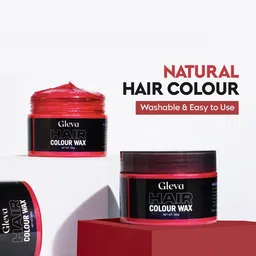 Gleva Temporary Hair Color Wax- 120g - Red image 2