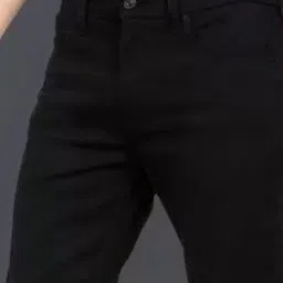 COMFITS Men Classic Regular Fit Mid-Rise Slash Knee Stretchable Jeans image 3