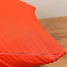 Crown of Poppies Orange Square Cushion Covers image 2