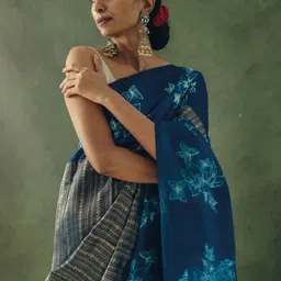 canibani Women Embllished Jacquard Silk Banarasi Saree image 2