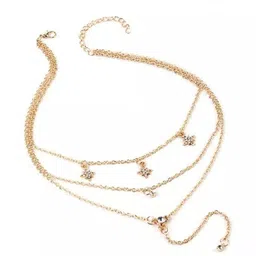 TheVineGirl Three Layered Star Shaped Minimal Necklace image 2