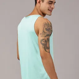 Rodzen Pack Of 2 Printed Round Neck Sleeveless Basic Innerwear Vests image 3