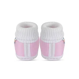 NESKA MODA Kids Rabbit Face Slip On Cotton Booties image 5