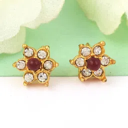 DZINETRENDZ Floral Studs Earrings-picture-16