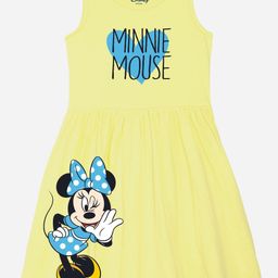 YK Disney Graphic Printed Fit & Flare Cotton Dress-picture-40