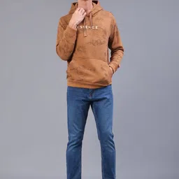 V-Mart Men Printed Hooded Sweatshirt image 4