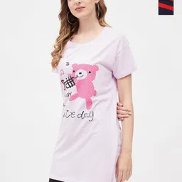 Dreambe Women 2 Extended Sleeves Pockets T-shirt-image-90