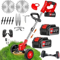 thekb Grass Cutter Machine for Garden, Adjustable Height for Grass Cutter Machine Cordless Grass Trimmer-picture-48