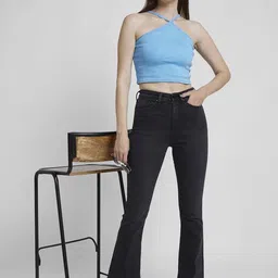 SPYKAR Women Bootcut High-Rise Stretchable Jeans image 4